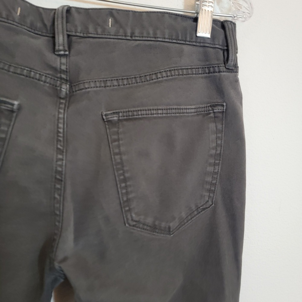 Banana Republic Slim Twill Traveler Pant Charcoal Gray Men's 31x32 Actual 31x28 - Picture 10 of 14